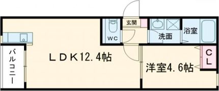 メゾンクレール御領の間取り画像