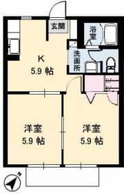 桜香織苺館の間取り画像