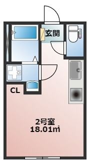 グランドール渋谷の間取り画像