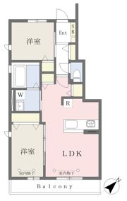 Live Flat大橋の間取り画像