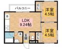 アミティ女神の間取り画像