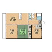 エスポワール坊ノ前Aの間取り画像