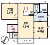 ソニックAの間取り画像