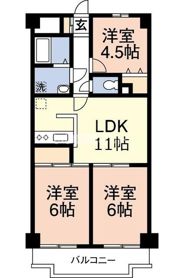 アルビオンマンションの間取り画像