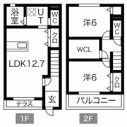 テラスハウス77の間取り画像
