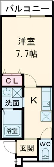 フジパレス長洲公園Ⅰ番館の間取り画像