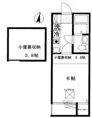 ウエストハイムせんげん台の間取り画像