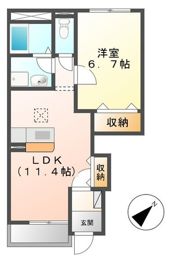 ディア金沢の間取り画像