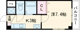 M’プラザ香里参番館の間取り画像