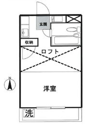 カーザ泉の間取り画像