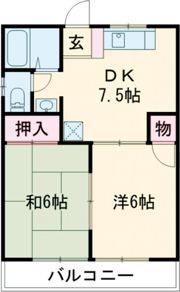 新村ハイツの間取り画像