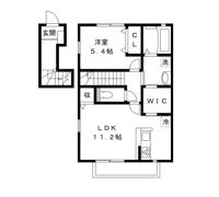 ハピエルⅡの間取り画像