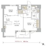 TENAS千歳船橋の間取り画像