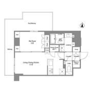 ウエリスアーバン住吉WESTの間取り画像