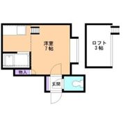 KUULEI東区役所前の間取り画像