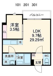 GRADUS薬円台Ⅱの間取り画像