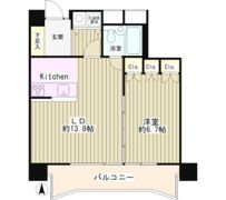 カーサクロヤナギの間取り画像