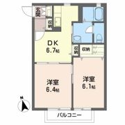 セフィラ旭Aの間取り画像