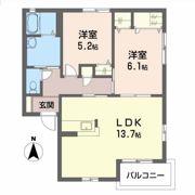 ウィンズ コートBの間取り画像