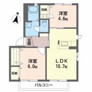 イル・ソーレTOWN Bの間取り画像