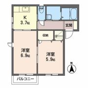 ヴィラージュCの間取り画像