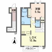 メゾンドブランシェの間取り画像