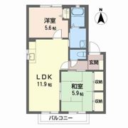 プリマベーラ北島 B棟の間取り画像