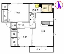 メゾン エクレール E棟の間取り画像