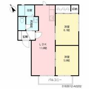 ディアス大原の間取り画像