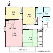 ディアス西天神の間取り画像