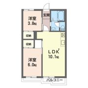 アーバンヒルズ Bの間取り画像