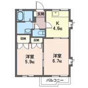 イイヅカハイツの間取り画像