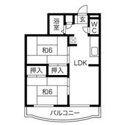 レジデンス光和N104の間取り画像