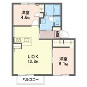 ハイムみしゅらんの間取り画像