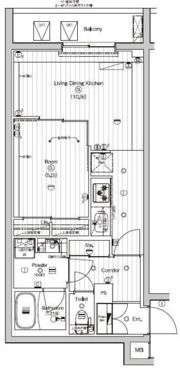 (仮称)PREMIUM CUBE東高円寺DEUXの間取り画像