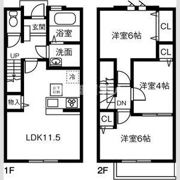 MAISONETTE LAND 込野 Cの間取り画像
