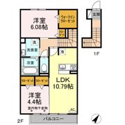 ラベンダーの間取り画像