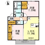 ローベルジュ Bの間取り画像