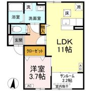 ヴィークコート手城の間取り画像