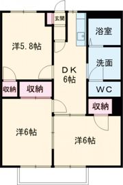 ラフォーレ掛越 Aの間取り画像