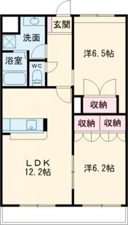 サンパレス伏石Ⅱの間取り画像