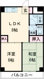 グレースマンションの間取り画像