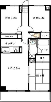 プライムコートの間取り画像