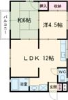 エムハイツの間取り画像