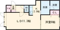 ボックス南Cの間取り画像