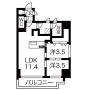 シーズンフラッツ錦糸町WESTの間取り画像