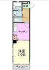 べリビューコート西草深の間取り画像