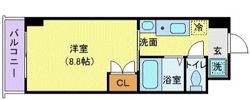 ヴァントゥール本厚木の間取り画像
