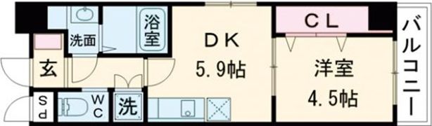 フューチャー川口町の間取り画像