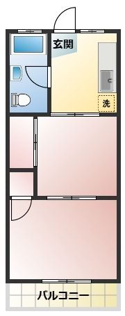 花園コーポの間取り画像